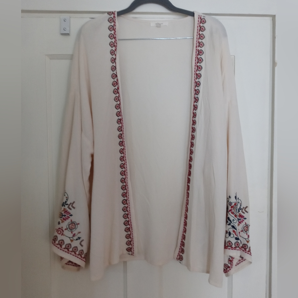 Maurices Embroidered shrug/shawl